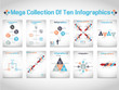 INFOGRAPHICS MEGA COLLECTIONS OF TEN MODERN ORIGAMI BUSINESS