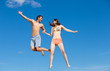Photo: Happy Young Couple Together On The Beach Happy Young Couple Together On The Beach