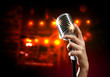 Photo: audio microphone retro style audio microphone retro style