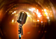 audio microphone retro style