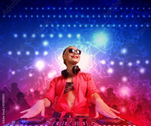 Photo: dj and mixer dj and mixer