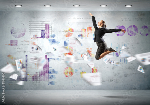 Photo: image of pretty businesswoman image of pretty businesswoman