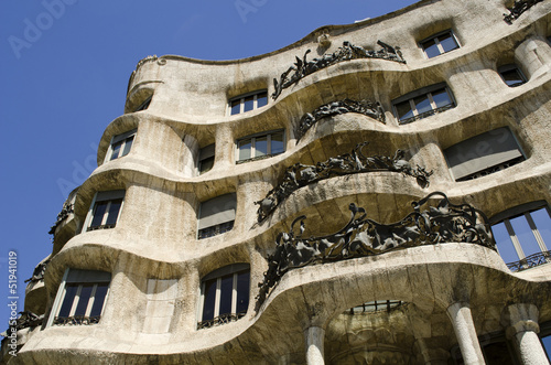 Photo: La Pedrera. Casa Mila. La Pedrera. Casa Mila.