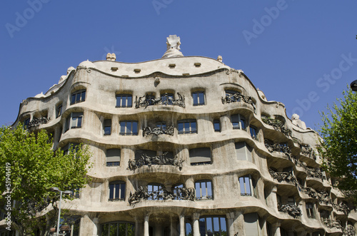 Photo: La Pedrera. Casa Mila. La Pedrera. Casa Mila.