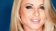 Close Up Portrait of Smiling Blond Sexy Girl