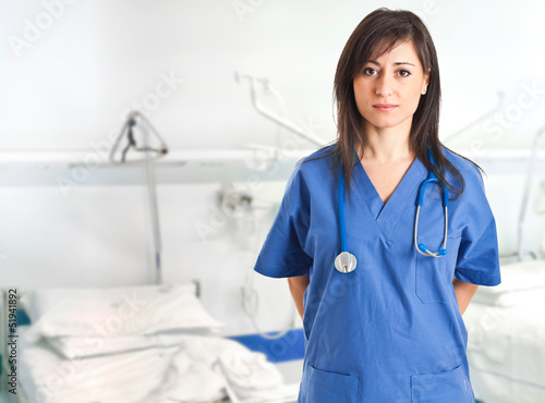 Photo: Friendly nurse portrait Friendly nurse portrait