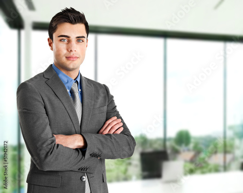 Photo: Young businessman portrait Young businessman portrait