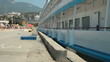 Cruise Ship Moored In Harbor