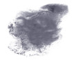 spot watercolor, gray blotch texture isolated on white backgroun
