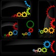 Cogwheel Black Banner