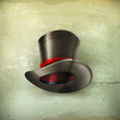 Vector: Cylinder hat, old style Cylinder hat, old style