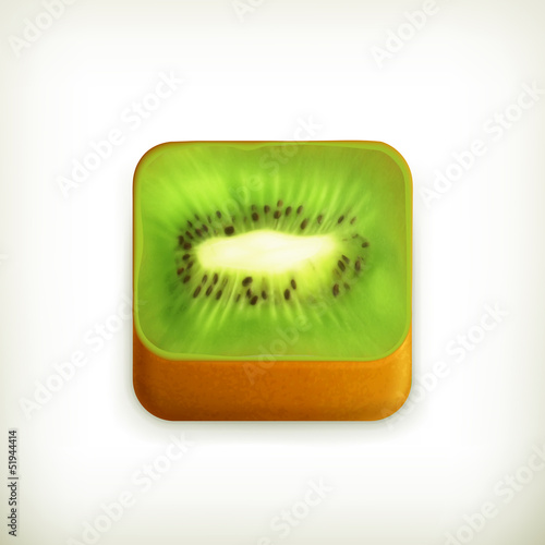 Vector: Kiwi app icon Kiwi app icon
