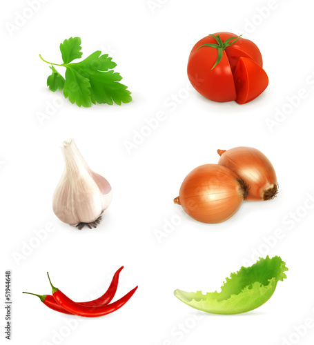 Vector: Vegetables set Vegetables set