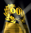 Illustration: 600 number laurel wreath 600 number laurel wreath