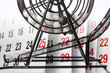 Bingo Game Cage and Calendar