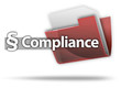 3D Style Folder Icon "Compliance"