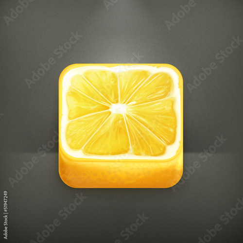 Vector: Lemon app icon Lemon app icon