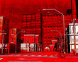 Red Street Grunge Illustration
