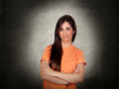 Photo: Attractive brunette girl Attractive brunette girl