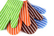 Colorful potholder isolated on white