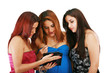 Photo: confident business woman her team confident business woman her team
