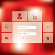 Stylish new login screen design