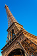 Photo: Eiffel tower at sunrise, Paris. Eiffel tower at sunrise, Paris.