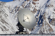 Satellite dish in the mountains