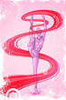 Gymnast with Ribbon