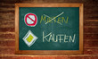 Kreidetafel - Mieten - Kaufen