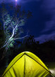 Photo: Tent in night Tent in night