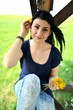 Woman with dandelion