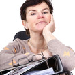 Friendly office woman