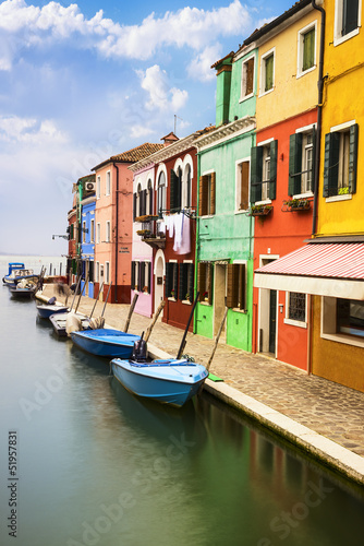 Photo: Burano village near Venise Burano village near Venise