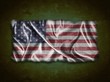 Vintage USA flag.