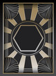 Art Deco Background and Frame