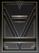 Art Deco Background and Frame