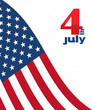 Vector: 4th of july design card 4th of july design card