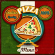 Menu pizza italiana