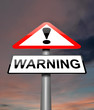 Warning concept.