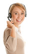Young telephone operator