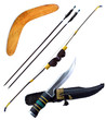 Aboriginal weapon isolated