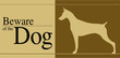Vektor: Beware of dog Beware of dog
