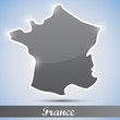 shiny icon in form of France