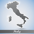 shiny icon in form of Italy