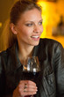 Woman with wine