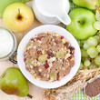 Muesli with fresh fruits