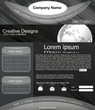 abstract web site template