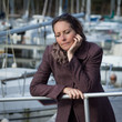 pensive sur le port