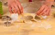 Preparing cookies